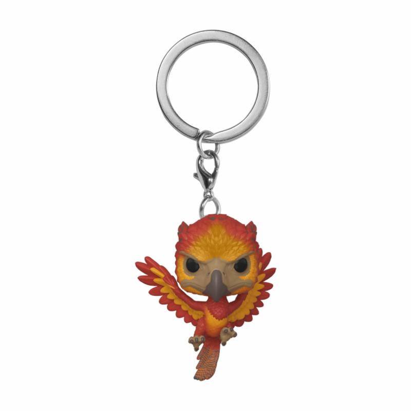 Harry Potter Pocket POP! Vinyl Schlüsselanhänger Fawkes 4 cm - Preorder - ETA: 25.02.2027