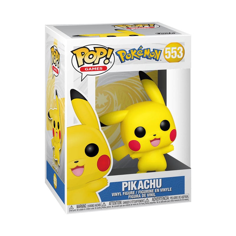 Pokémon POP! Games Vinyl Figur Pikachu Waving 9 cm - Versand: 5-7 Tage nach Bestellung