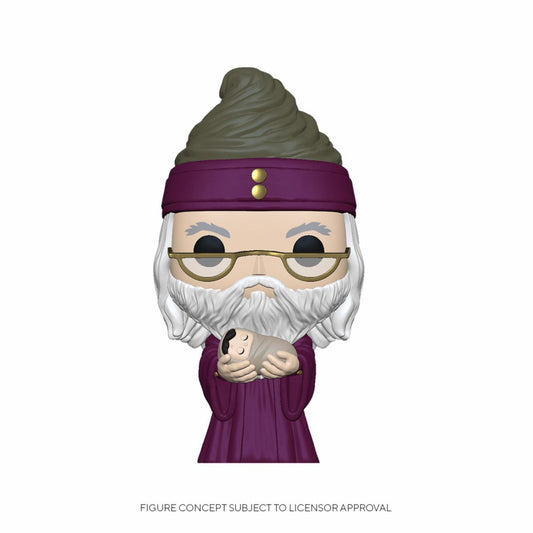Harry Potter POP! Movies Vinyl Figur Dumbledore w/Baby Harry 9 cm - Preorder - ETA: 24.11.2025