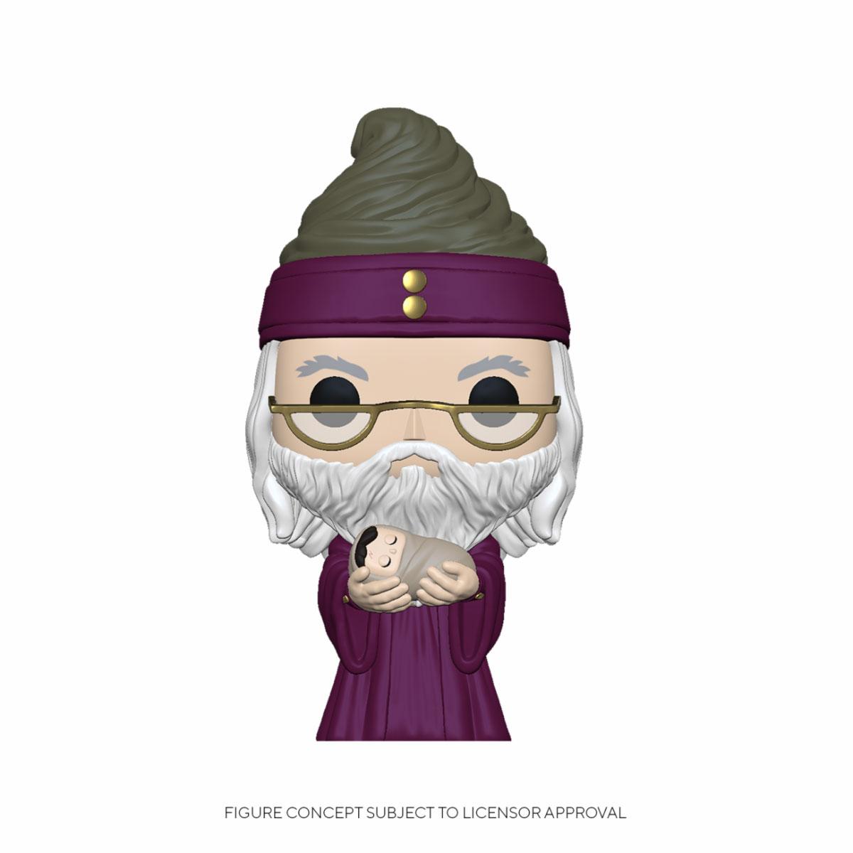 Harry Potter POP! Movies Vinyl Figur Dumbledore w/Baby Harry 9 cm - Preorder - ETA: 08.09.2026