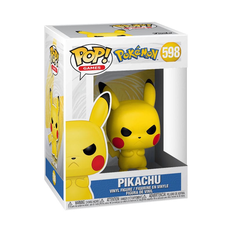 Pokémon POP! Games Vinyl Figur Grumpy Pikachu 9 cm - Versand: 5-7 Tage nach Bestellung