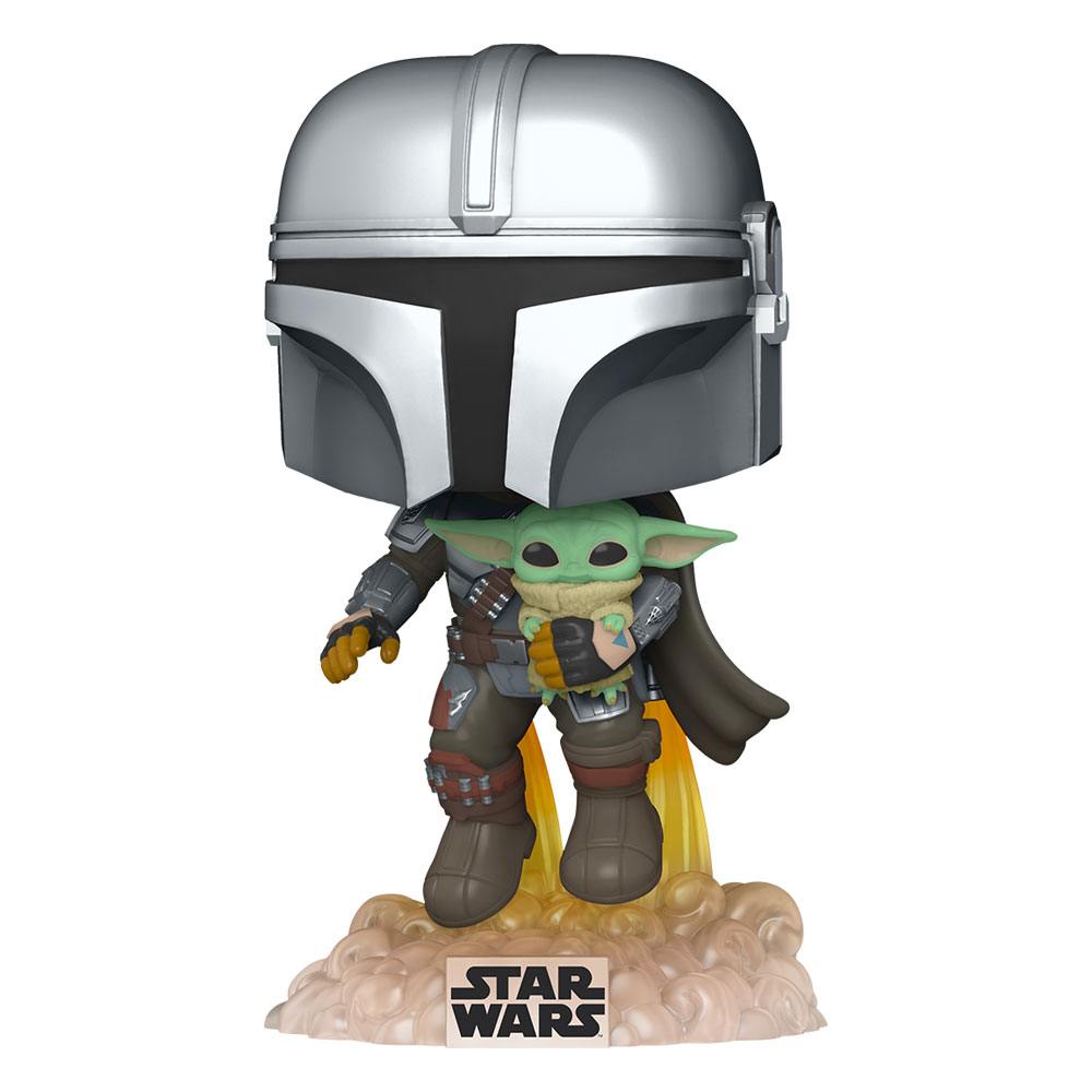 Star Wars The Mandalorian POP! TV Vinyl Figur Mando Flying w/ Jet Pack 9 cm - Preorder - ETA: 19.09.2025