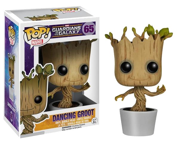 Guardians of the Galaxy POP! Vinyl Wackelkopf-Figur Dancing Groot 10 cm - Preorder - ETA: 12.10.2025