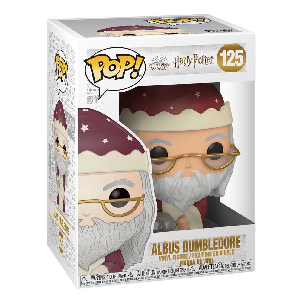 Harry Potter POP! Vinyl Figur Holiday Albus Dumbledore 9 cm - Preorder - ETA: 02.01.2026