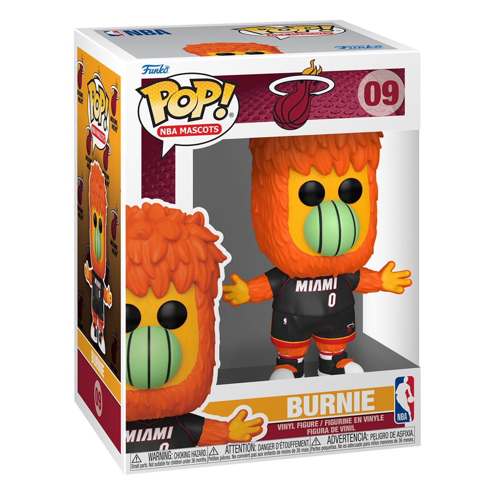 NBA Mascots POP! Sports Vinyl Figur Miami- Burnie 9 cm - Versand: 5-7 Tage nach Bestellung