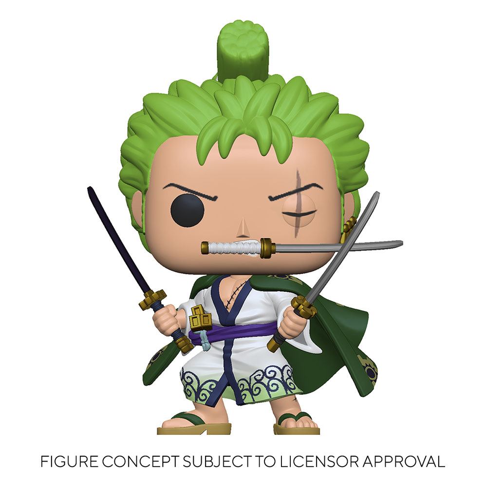 One Piece POP! Animation Vinyl Figur Roronoa Zoro 9 cm - Preorder - ETA: 16.02.2026