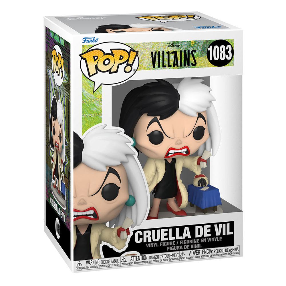 Disney: Villains POP! Disney Vinyl Figur Cruella de Vil 9 cm - Versand: 5-7 Tage nach Bestellung