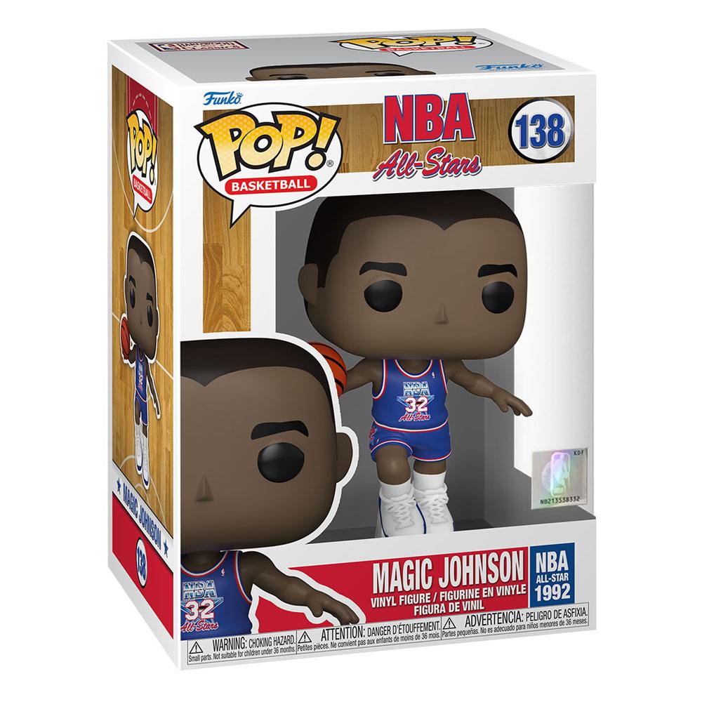 NBA Legends POP! Basketball Vinyl Figur Magic Johnson (Blue All Star Uni 1991) 9 cm - Versand: 5-7 Tage nach Bestellung