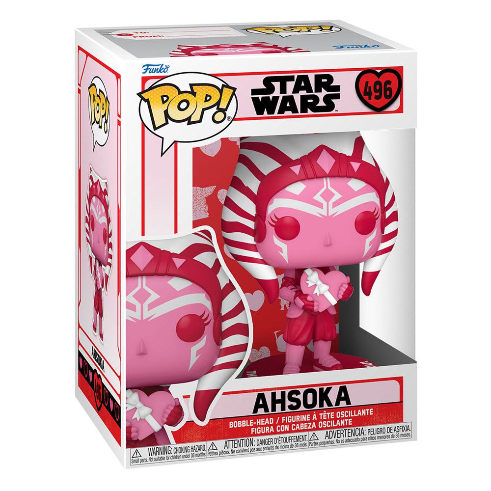Star Wars Valentines POP! Star Wars Vinyl Figur Ahsoka 9 cm - Versand: 5-7 Tage nach Bestellung