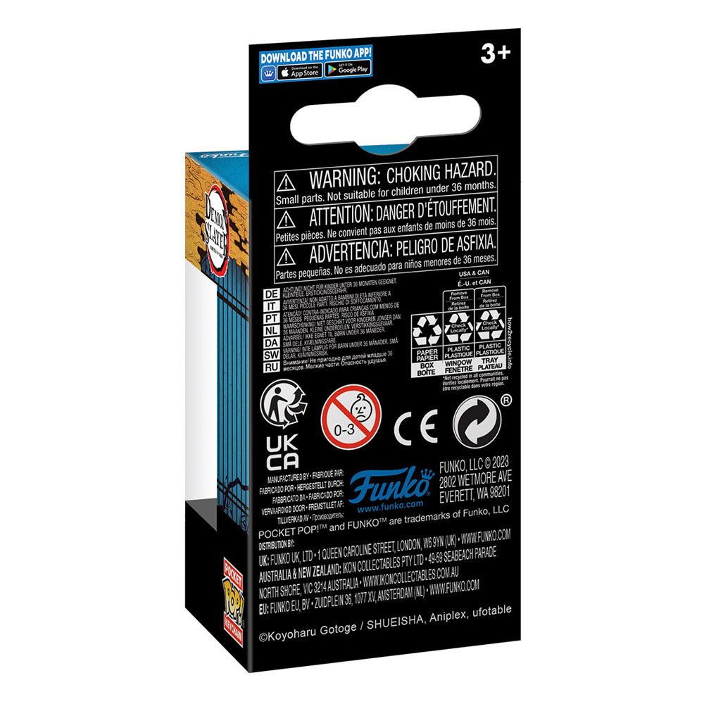 Demon Slayer Pocket POP! Vinyl Schlüsselanhänger 4 cm Tanjiro Display (12) - Preorder - ETA: 02.01.2026