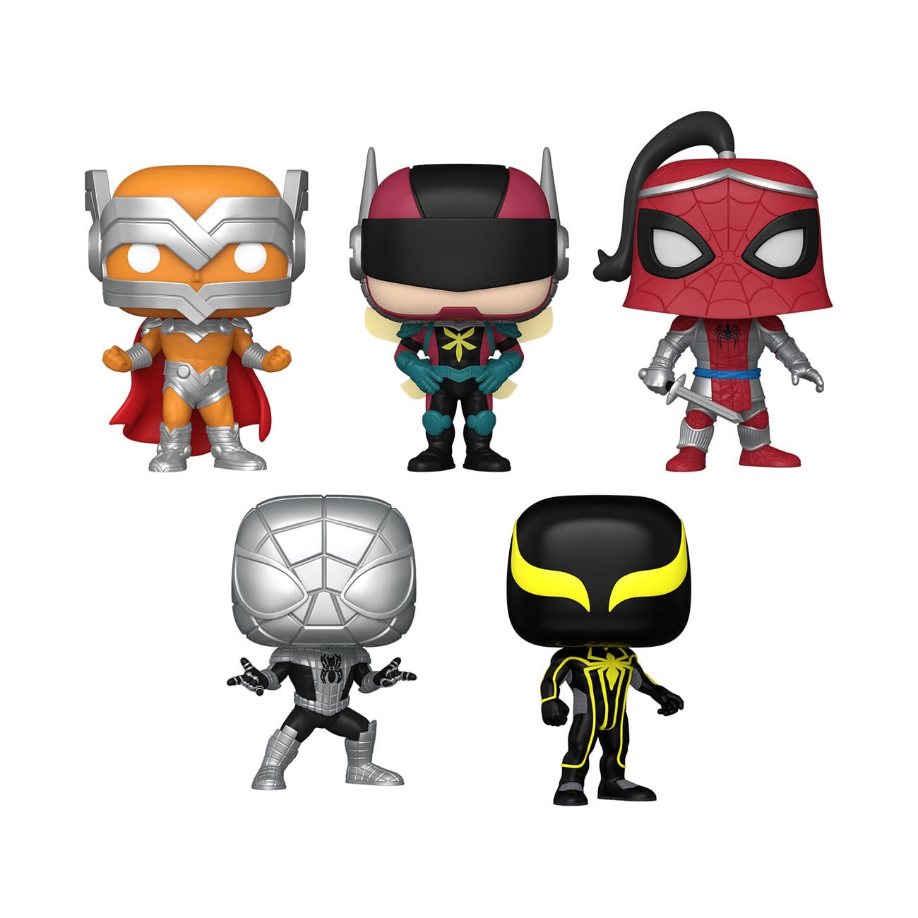 Marvel POP! Vinyl Figuren 5er-Pack Year of the Spider Special Edition 9 cm - Versand: 5-7 Tage nach Bestellung