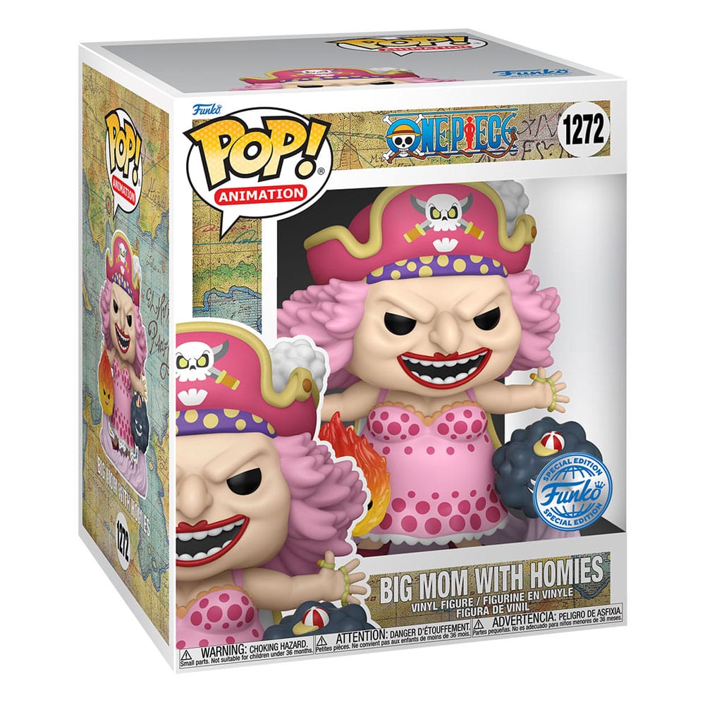 One Piece Super Sized POP! Animation Vinyl Figur Big Mom w/Homies 15 cm - Preorder - ETA: 02.01.2026