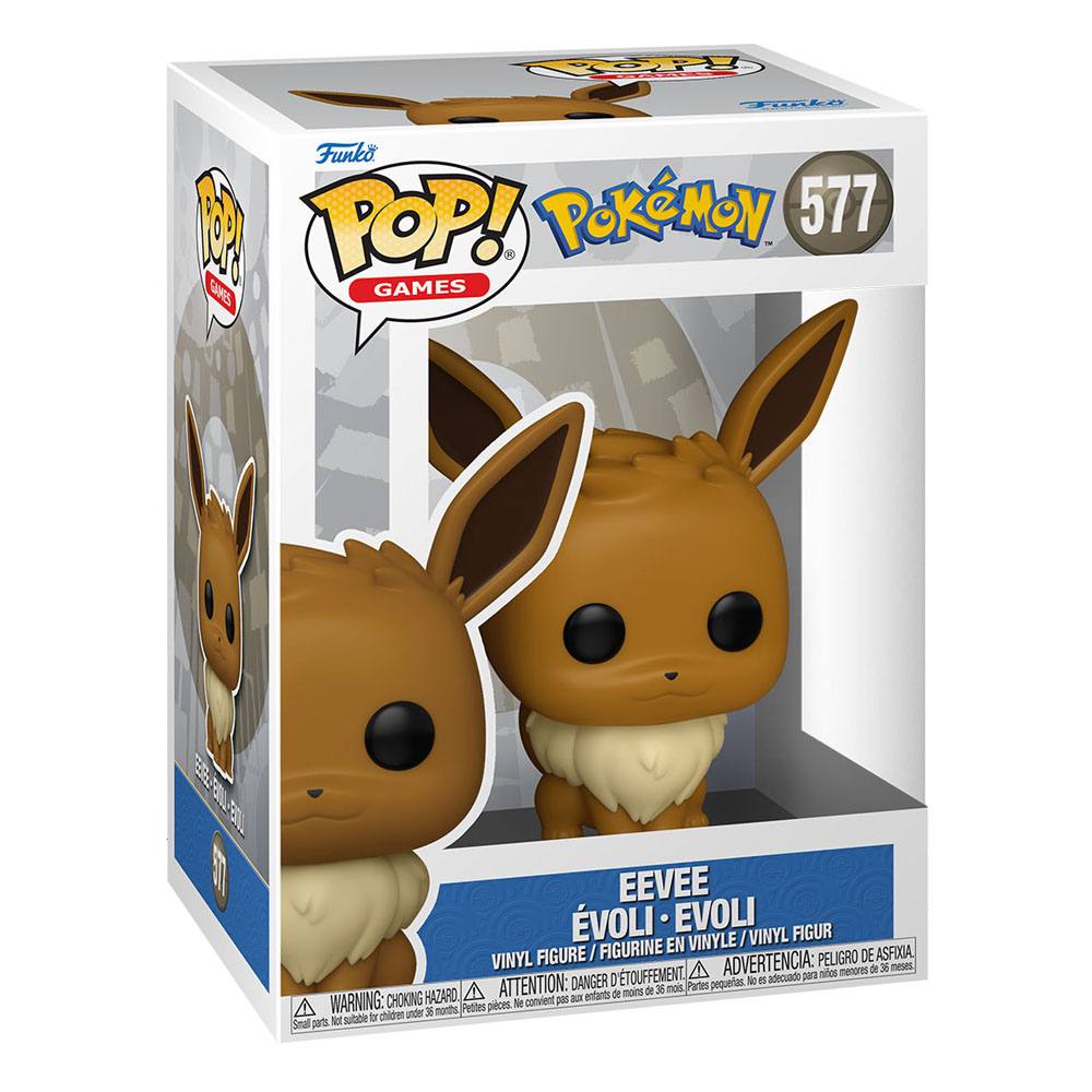 Pokemon POP! Games Vinyl Figur Eevee (EMEA) 9 cm - Preorder - ETA: 02.01.2026