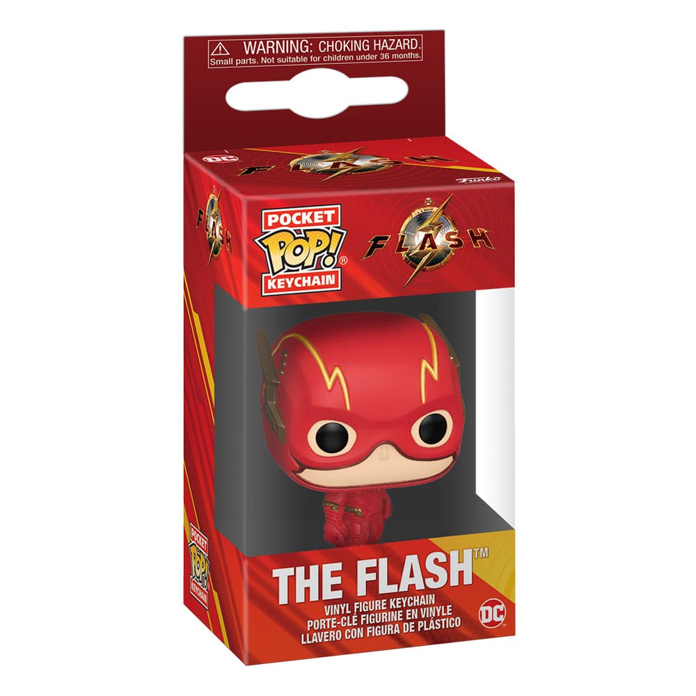 The Flash Pocket POP! Vinyl Schlüsselanhänger 4 cm The Flash Display (12) - Preorder - ETA: 08.04.2026