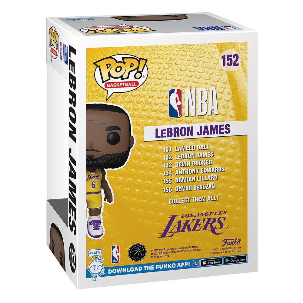 NBA POP! Sports Vinyl Figur LeBron James (Lakers) 9 cm - Preorder - ETA: 08.11.2025