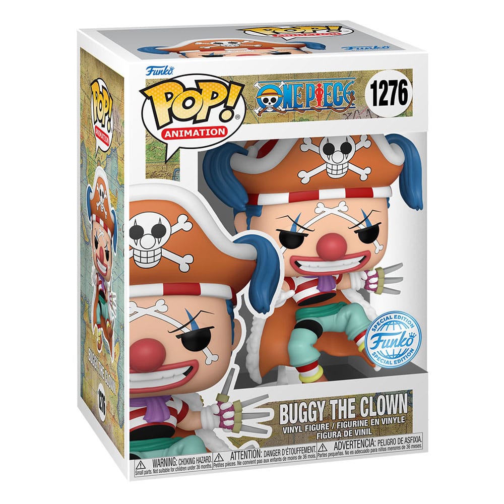 One Piece POP! Animation Vinyl Figuren Buggy the Clown 9 cm - Preorder - ETA: 15.11.2025