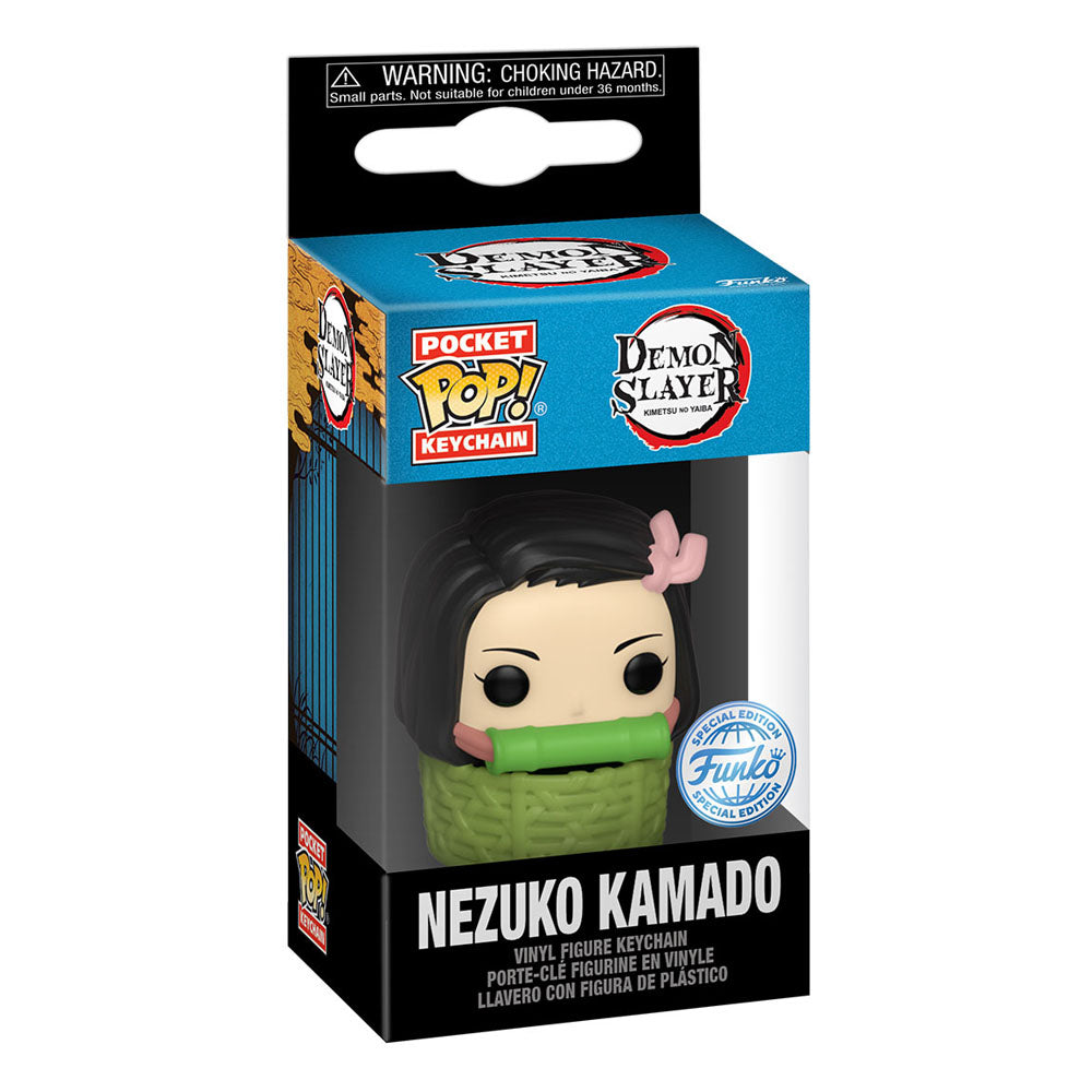 Demon Slayer Pocket POP! Vinyl Schlüsselanhänger 4 cm Nezuko'n BSKT Display (12) - Preorder - ETA: 15.09.2025