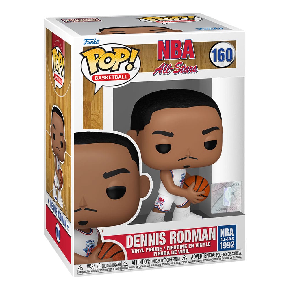 NBA Legends POP! Sports Vinyl Figur Dennis Rodman (1992) 9 cm - Versand: 5-7 Tage nach Bestellung