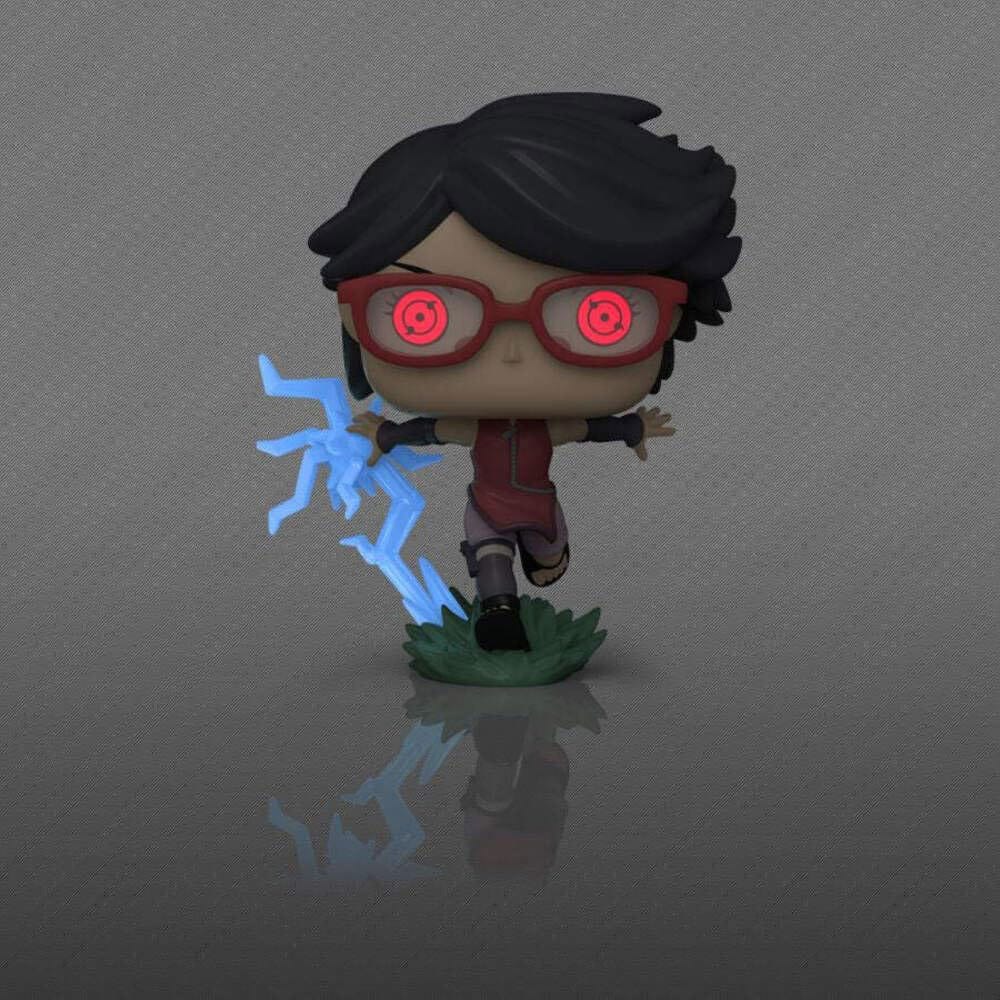 Boruto POP! Animation Vinyl Figur Sarada w/Sharingan(GW) Exclusive 9 cm - Preorder - ETA: 31.10.2025