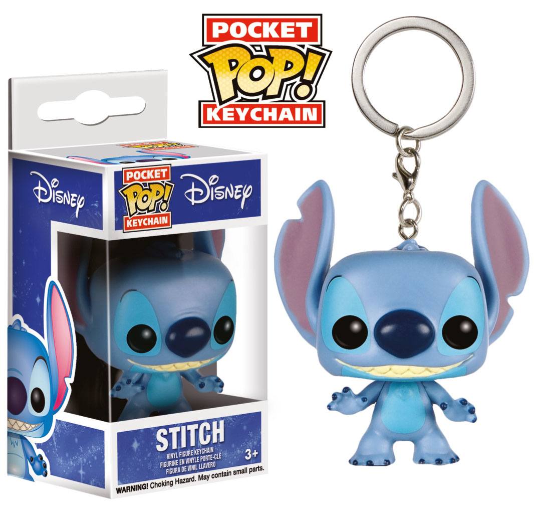 Lilo & Stitch Pocket POP! Vinyl Schlüsselanhänger Stitch 4 cm - Versand: 7 Tage nach Bestellung