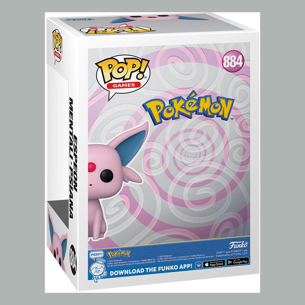 Pokemon POP! Games Vinyl Figur Espeon (EMEA) 9 cm - Versand: 5-7 Tage nach Bestellung