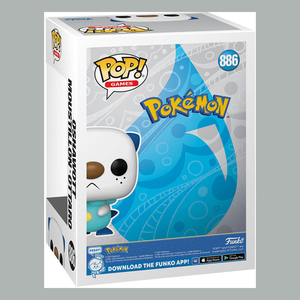 Pokémon POP! Games Vinyl Figur Oshawott (EMEA) 9 cm - Preorder - ETA: 30.07.2026