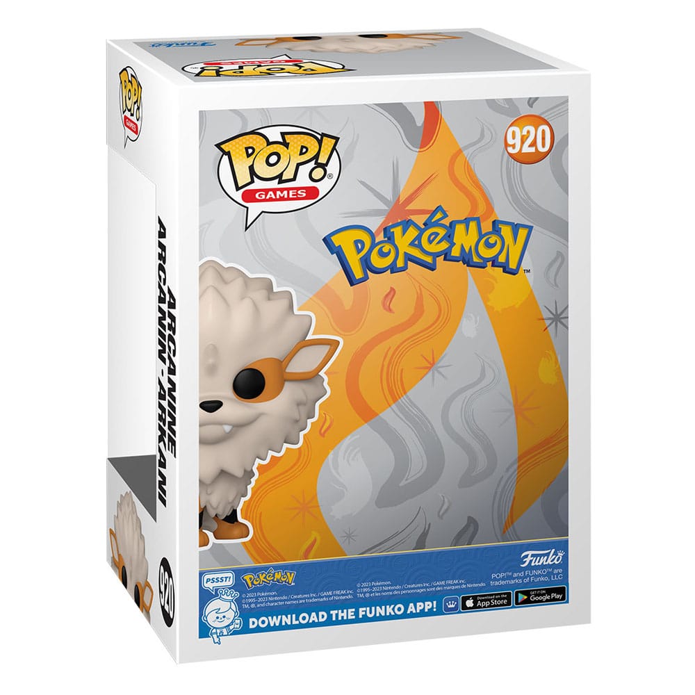 Pokémon POP! Games Vinyl Figur Arcanine (EMEA) 9 cm - Preorder - ETA: 08.08.2026