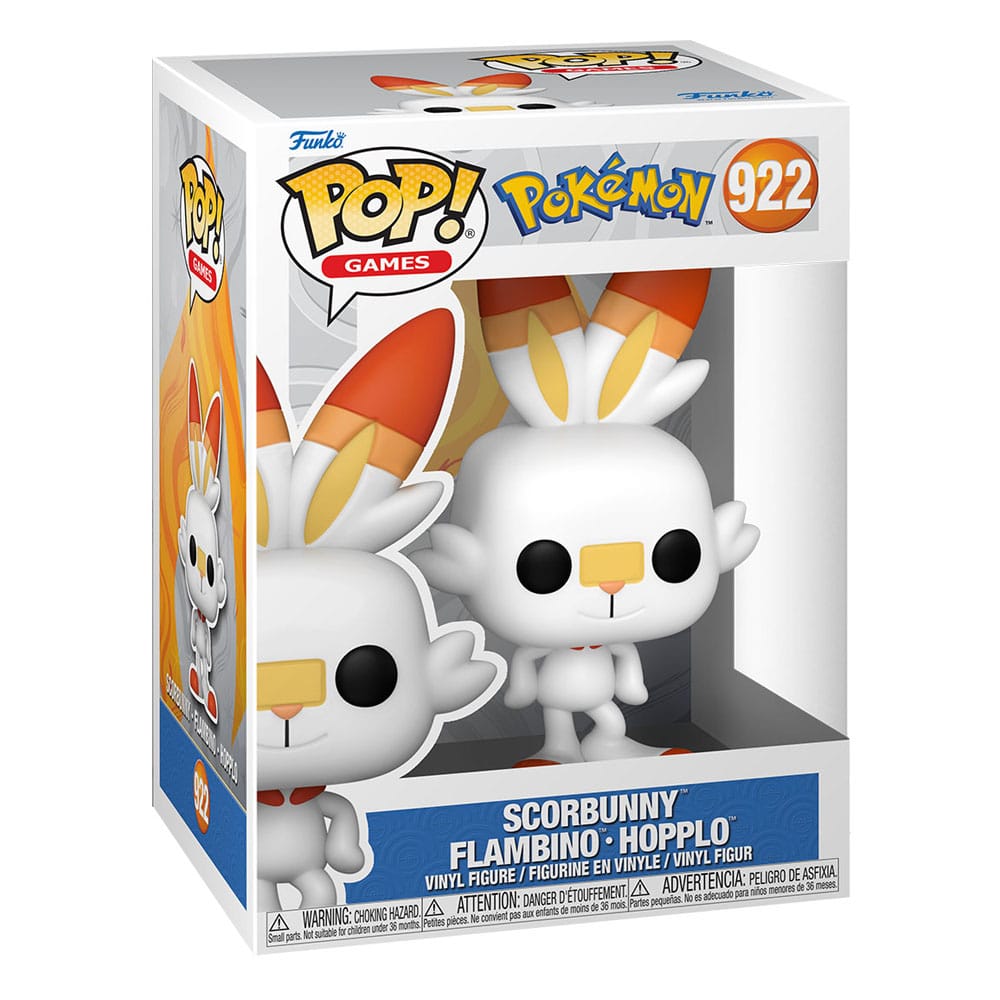 Pokemon POP! Games Vinyl Figur Scorbunny (EMEA) 9 cm - Preorder - ETA: 03.01.2026