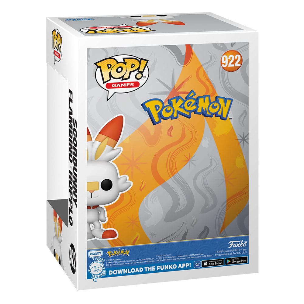 Pokemon POP! Games Vinyl Figur Scorbunny (EMEA) 9 cm - Preorder - ETA: 03.01.2026