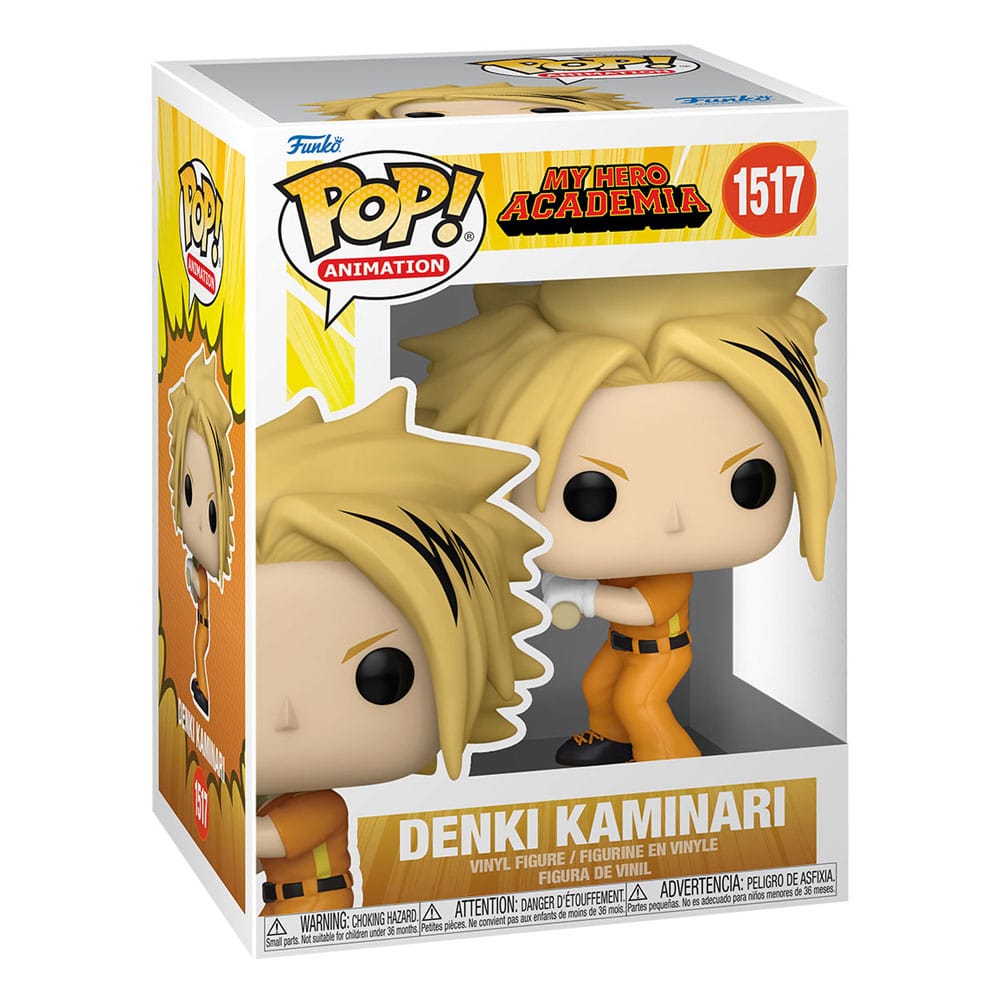 My Hero Academia - Hero League Baseball POP! Animation Vinyl Figur Denki 9 cm - Versand: 5-7 Tage nach Bestellung