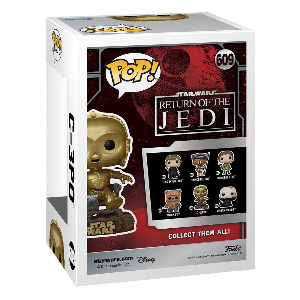 Star Wars Return of the Jedi 40th Anniversary POP! Vinyl Figur C3P0 in chair 9 cm - Versand: 5-7 Tage nach Bestellung
