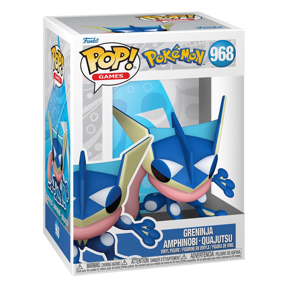 Pokemon POP! Games Vinyl Figur Greninja(EMEA) 9 cm - Versand: 5-7 Tage nach Bestellung