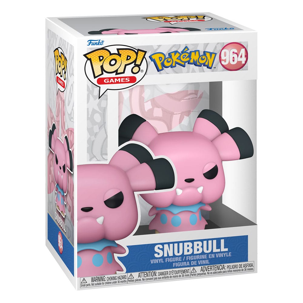 Pokemon POP! Games Vinyl Figur Snubbull (EMEA) 9 cm - Versand: 5-7 Tage nach Bestellung