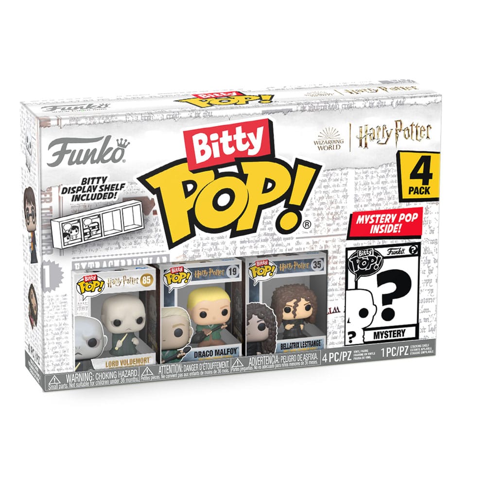 Harry Potter Bitty POP! Vinyl Figuren 4er-Pack Voldemort 2,5 cm - Preorder - ETA: 03.01.2026