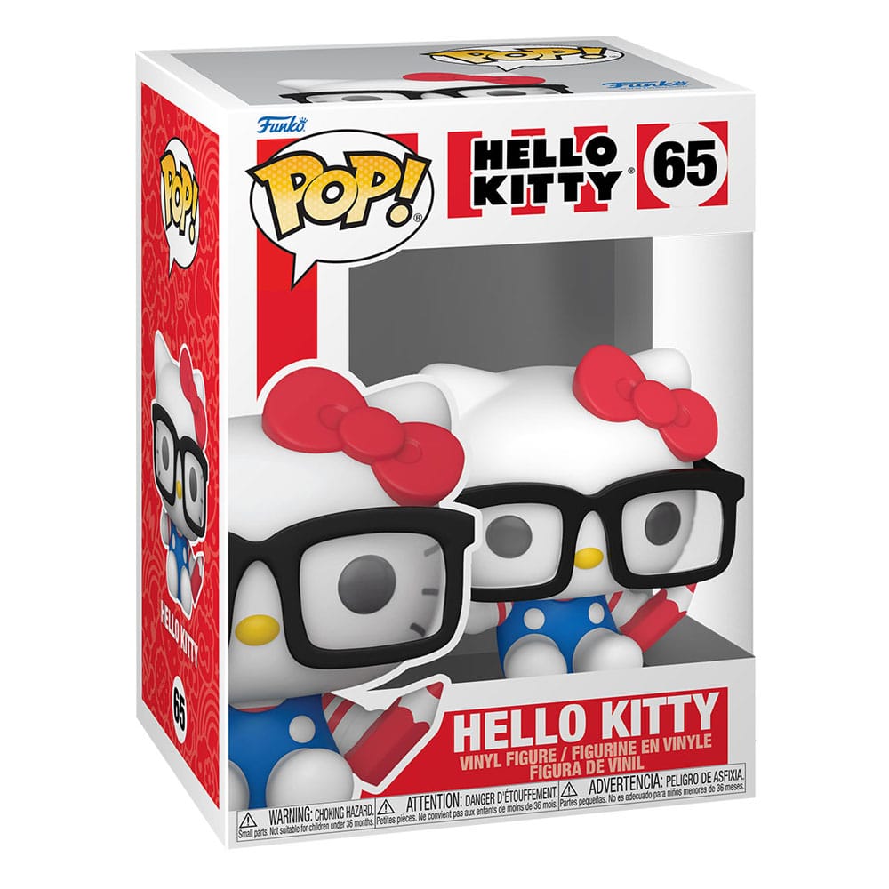 Hello Kitty POP! Sanrio Vinyl Figur Hello Kitty Nerd 9 cm - Preorder - ETA: 31.10.2025