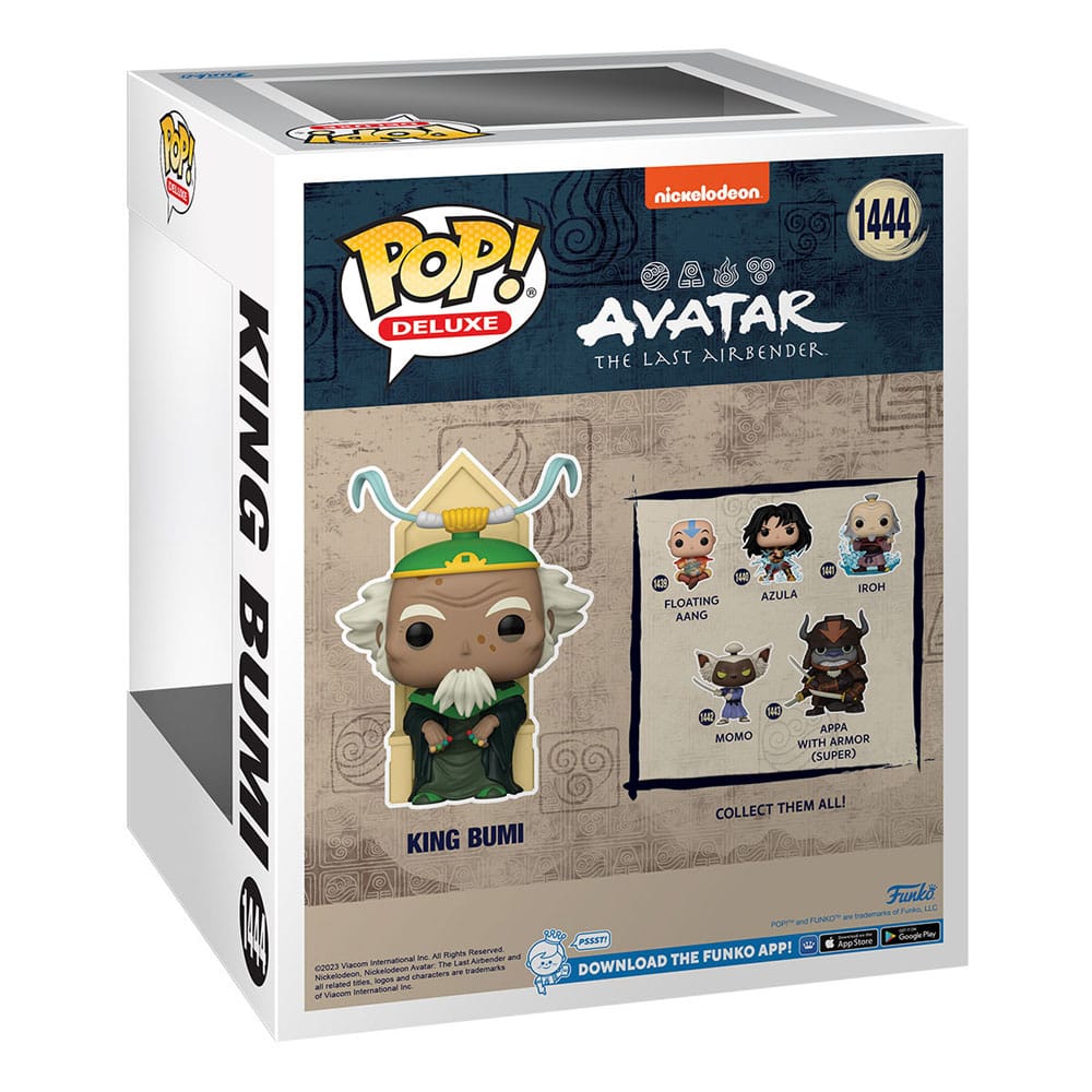 Avatar Der Herr der Element POP! Deluxe Vinyl Figur King Bumi 9 cm - Versand: 5-7 Tage nach Bestellung