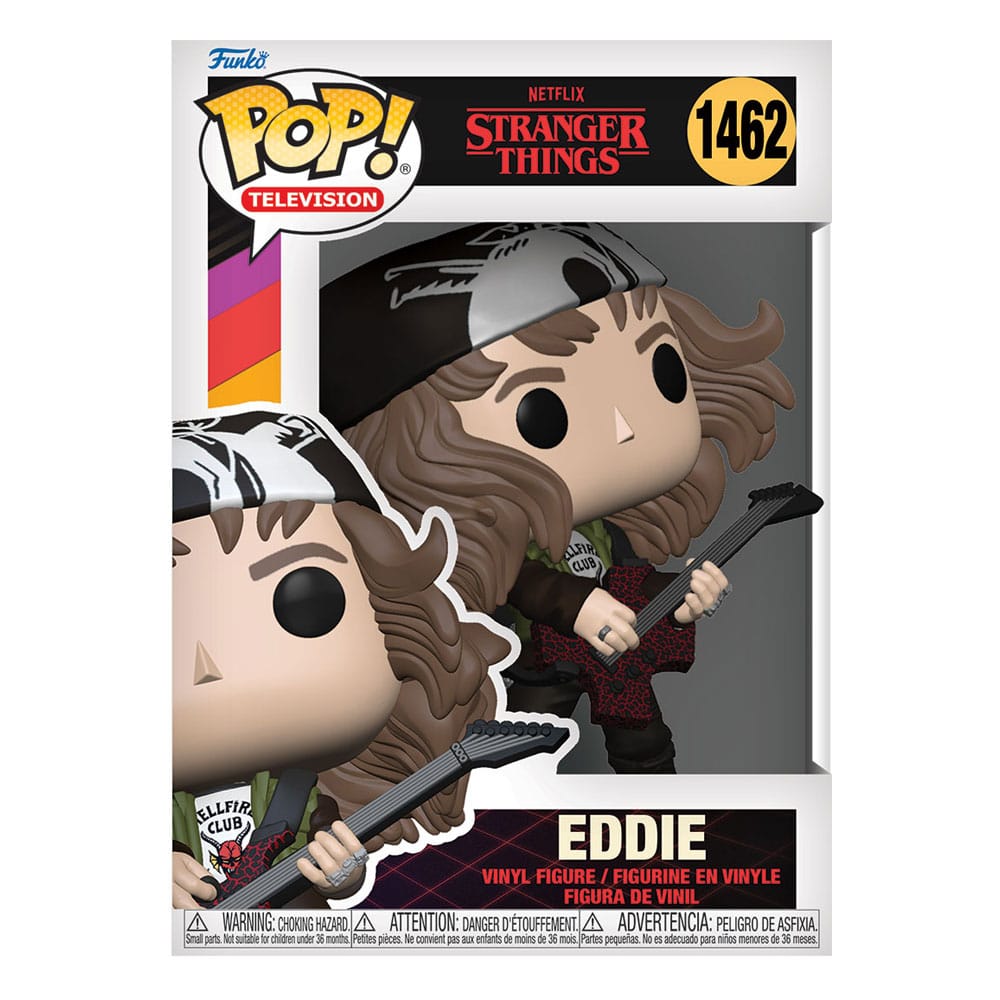 Stranger Things POP! TV Vinyl Figur Hunter Eddie with Guitar 9 cm - Preorder - ETA: 02.01.2026