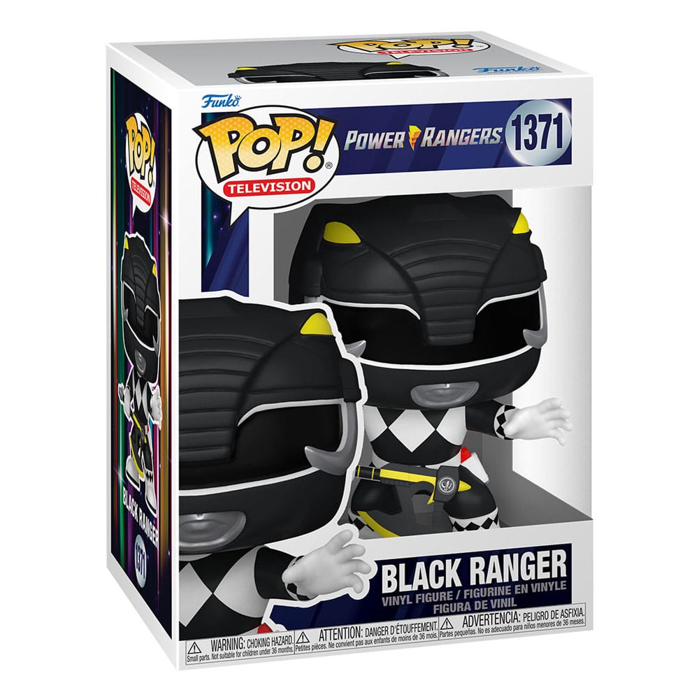 Power Rangers 30th POP! TV Vinyl Figur Black Ranger 9 cm - Versand: 5-7 Tage nach Bestellung