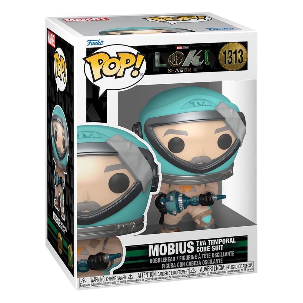 Loki POP! Vinyl Figur Mobius (TVA Temporal Core Suit) 9 cm - Versand: 5-7 Tage nach Bestellung