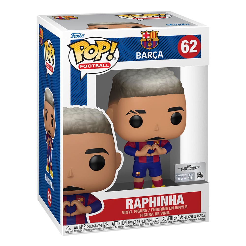 EFL POP! Football Vinyl Figur Barcelona - Raphinha 9 cm - Preorder - ETA: 24.11.2025