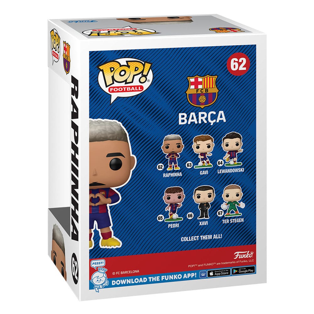 EFL POP! Football Vinyl Figur Barcelona - Raphinha 9 cm - Preorder - ETA: 24.11.2025