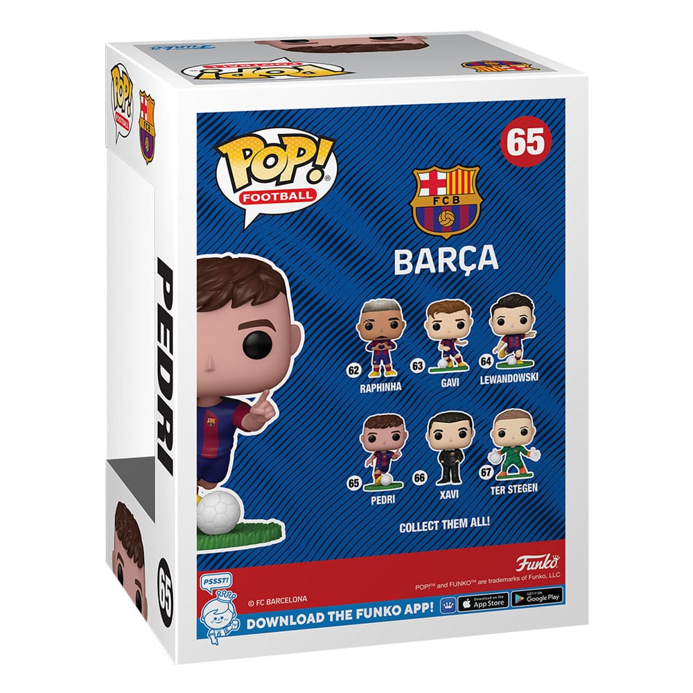 EFL POP! Football Vinyl Figur Barcelona - Pedri 9 cm - Preorder - ETA: 24.11.2025
