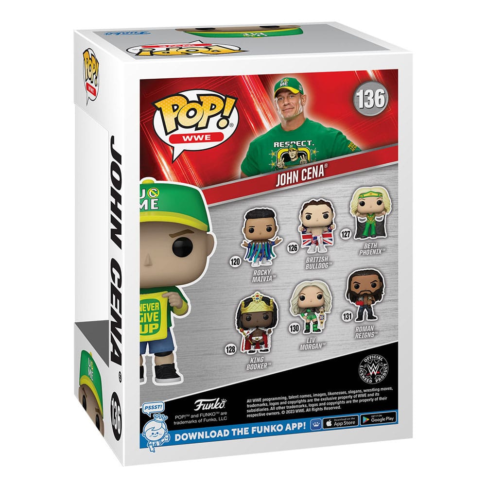 WWE POP! Vinyl Figur John Cena (Never Give Up) 9 cm - Preorder - ETA: 17.07.2026