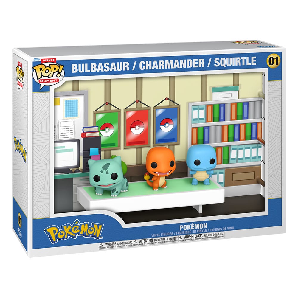Pokemon POP Moments Deluxe Vinyl Figuren Pokemon - Starters - Versand: 5-7 Tage nach Bestellung