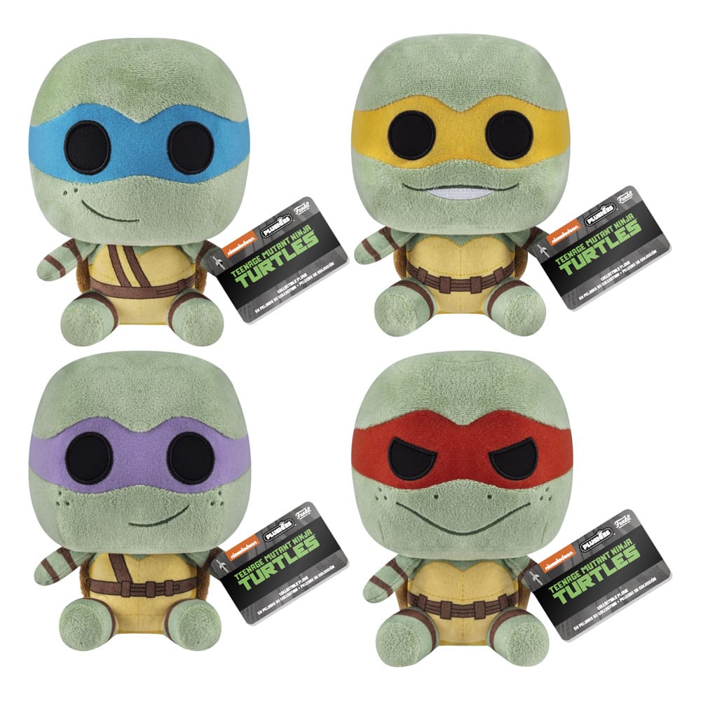 Teenage Mutant Ninja Turtles Plüschfigur Display 18 cm Sortiment (6) - Preorder - ETA: 09.12.2025