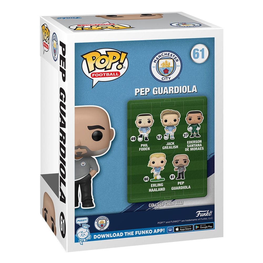 EFL POP! Football Vinyl Figur ManCity - Pep Guardiola 9 cm - Versand: 5-7 Tage nach Bestellung