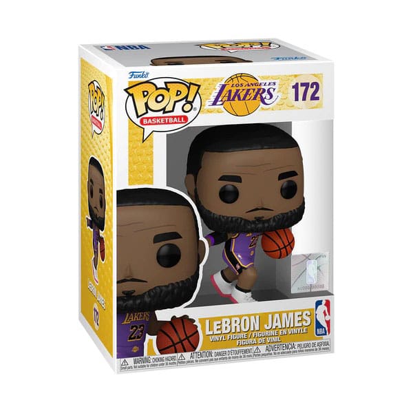 NBA Legends POP! Sports Vinyl Figur Lakers -LeBron James 9 cm - Versand: 5-7 Tage nach Bestellung