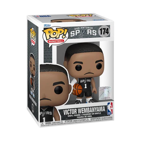 NBA Legends POP! Sports Vinyl Figur Spurs- Victor Wembanyama 9 cm - Versand: 5-7 Tage nach Bestellung