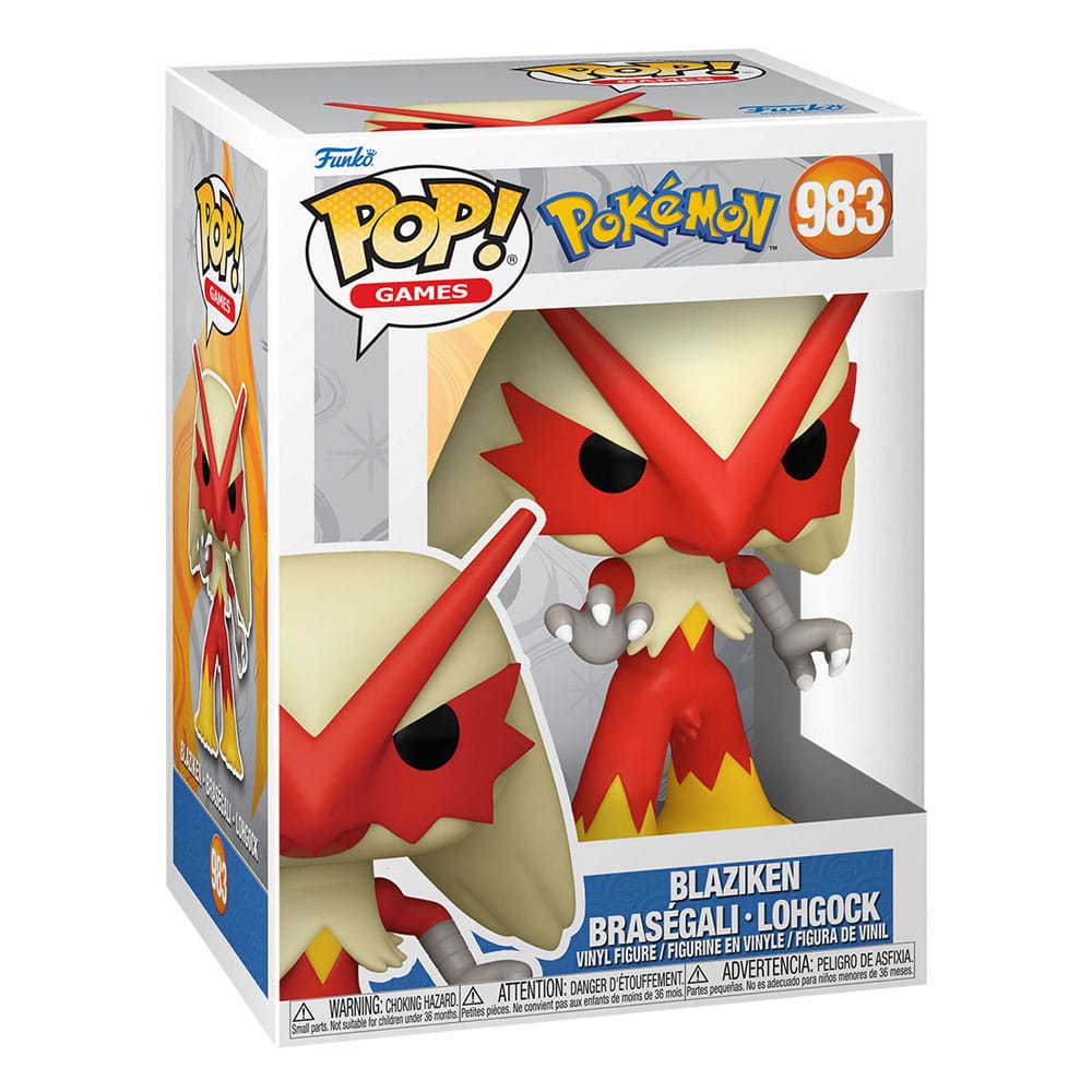 Pokemon POP! Games Vinyl Figur Blaziken(EMEA) 9 cm - Versand: 5-7 Tage nach Bestellung