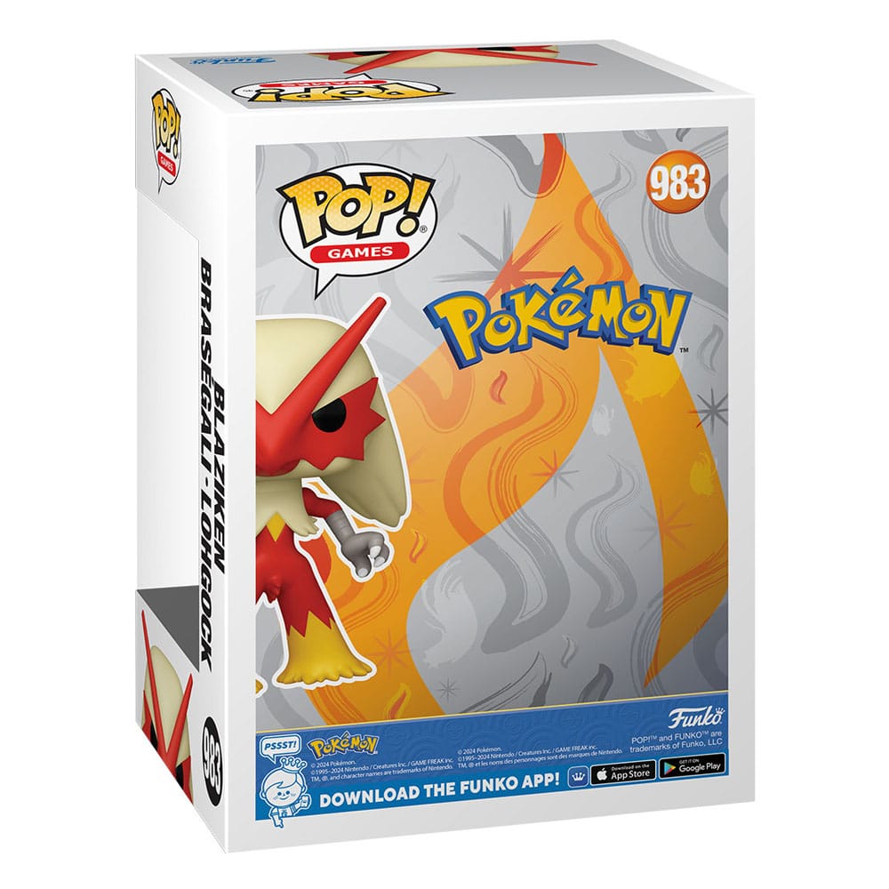 Pokemon POP! Games Vinyl Figur Blaziken(EMEA) 9 cm - Versand: 5-7 Tage nach Bestellung